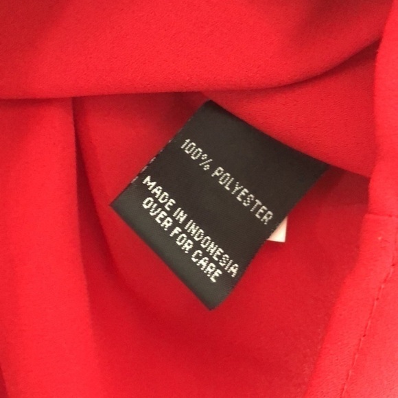 NWT IZ BYER RED BLOUSE SIZE XS - Picture 2 of 4